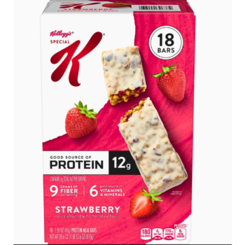Special K Protein Meal Bars – Strawberry | 12g Protein, Meal Replacement Snack, 18 Count Box