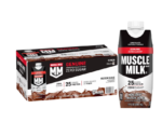 Muscle Milk Genuine Protein Shake Chocolate 25g — 18 Pack | Zero Sugar, 11 fl oz Bottles