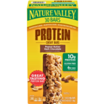 Nature Valley Peanut Butter Dark Chocolate Protein Chewy Bars – 30 Count | 10g Protein, Gluten-Free