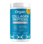 Orgain Collagen + Superfoods – Unflavored, 25.6 oz | 20g Grass-Fed Collagen, Vitamin C, No Sugar, Gluten-Free
