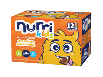 Nurri Kids Chocolate Protein Shake – 10g Protein, Low Sugar, Lactose-Free Kids Milk Drink (12 Pack)