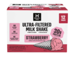Member's Mark Strawberry Ultra-Filtered High Protein Milk Shake 12 Pack