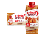 Premier Protein Caramel Protein Shake 30g Protein Low Carb Ready to Drink 11 fl oz, 15 pk.