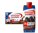Premier Protein Cookies & Cream Protein Shake 30g Protein Ready to Drink 11 fl oz 15 Pack.