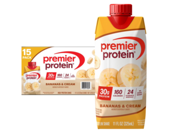 Premier Protein Bananas & Cream Protein Shake 30g Protein Ready to Drink 11 fl oz