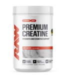 RAW Nutritional Core Creatine Monohydrate Powder Unflavored,510g 100 Servings
